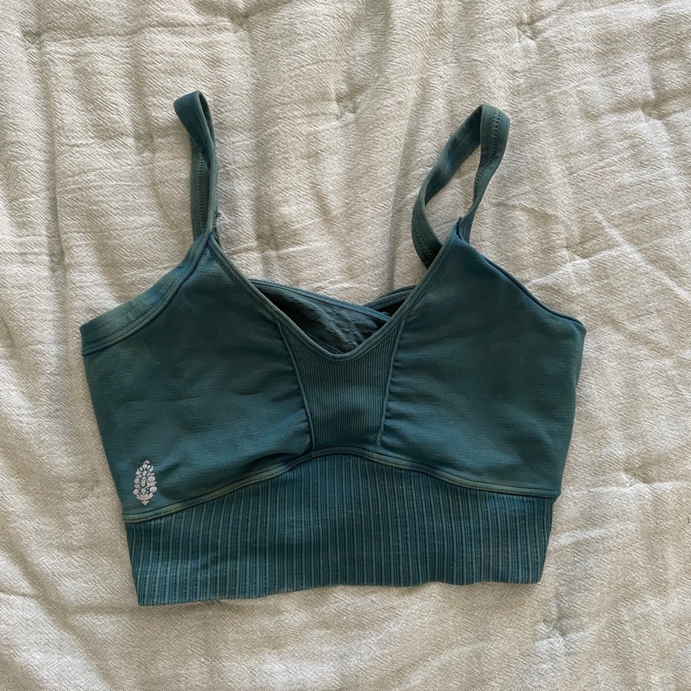 Fp movement green sports bra
